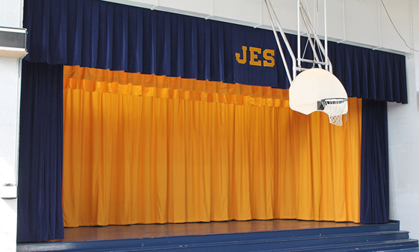 school stage curtains